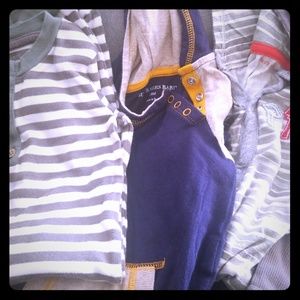 3 Burts Bees coveralls! Long sleeve 18months!